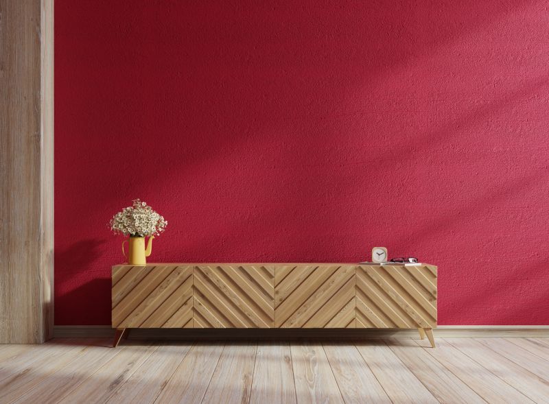 Accent Wall with Bold Color